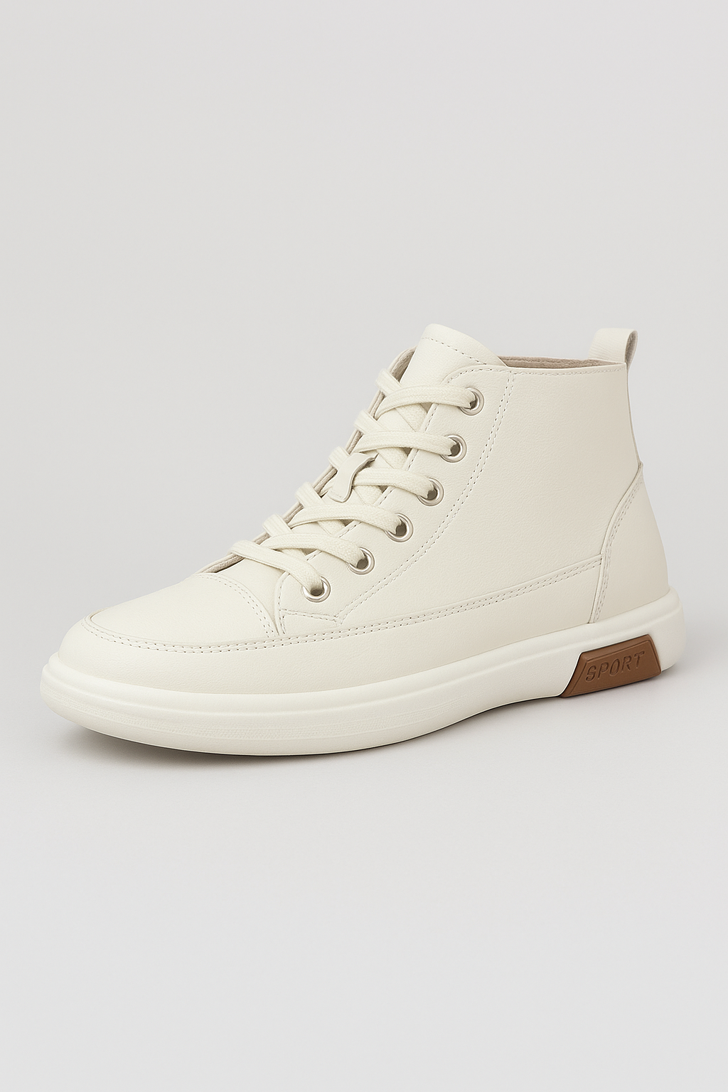 Lina | Hælingsneakers med afslappet stil og rene syninger - Beige - Lina | Hælingsneakers med afslappet stil og rene syninger - €25 - {{ product_tags }