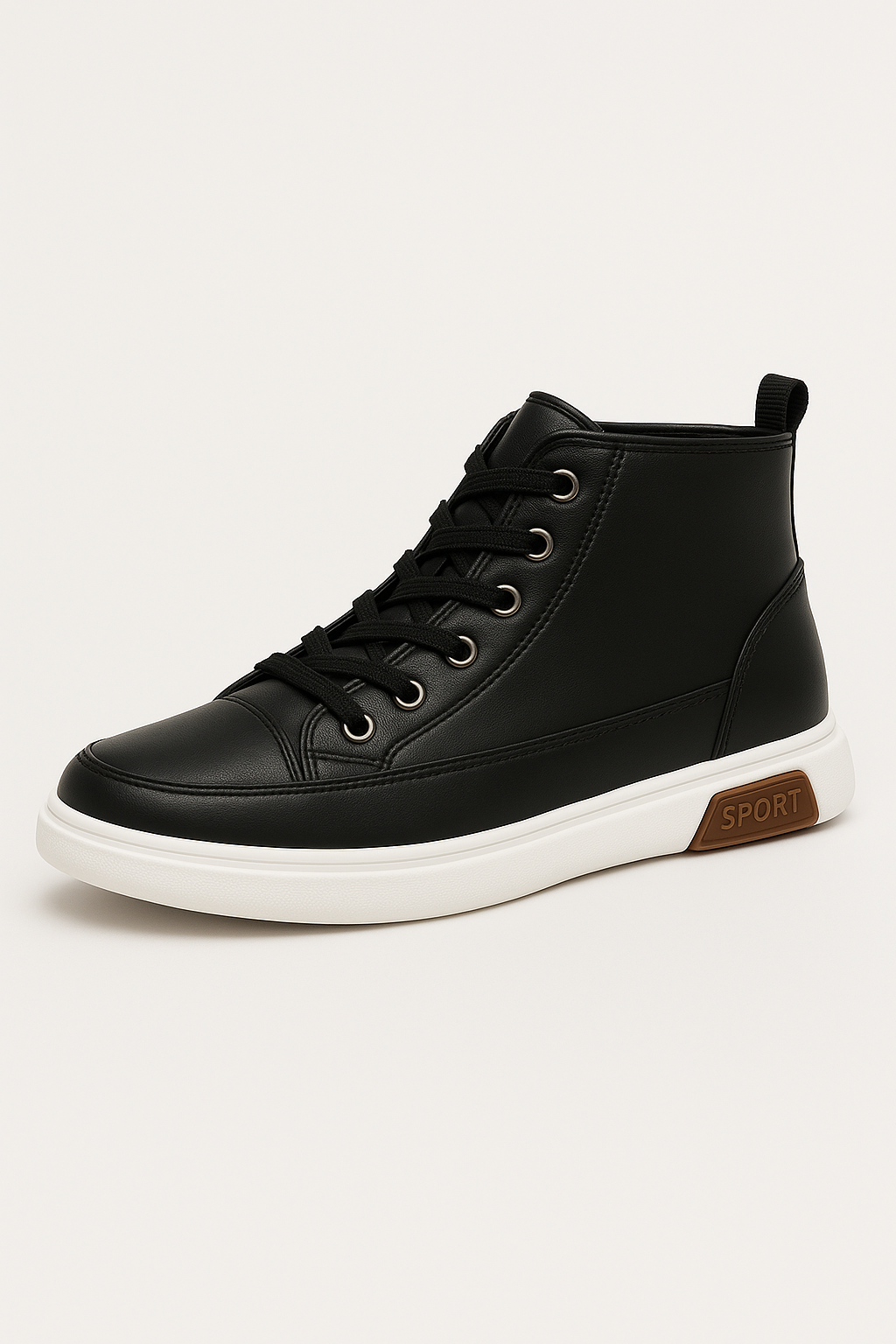 Lina | Hælingsneakers med afslappet stil og rene syninger - Sort - Lina | Hælingsneakers med afslappet stil og rene syninger - €25 - {{ product_tags }