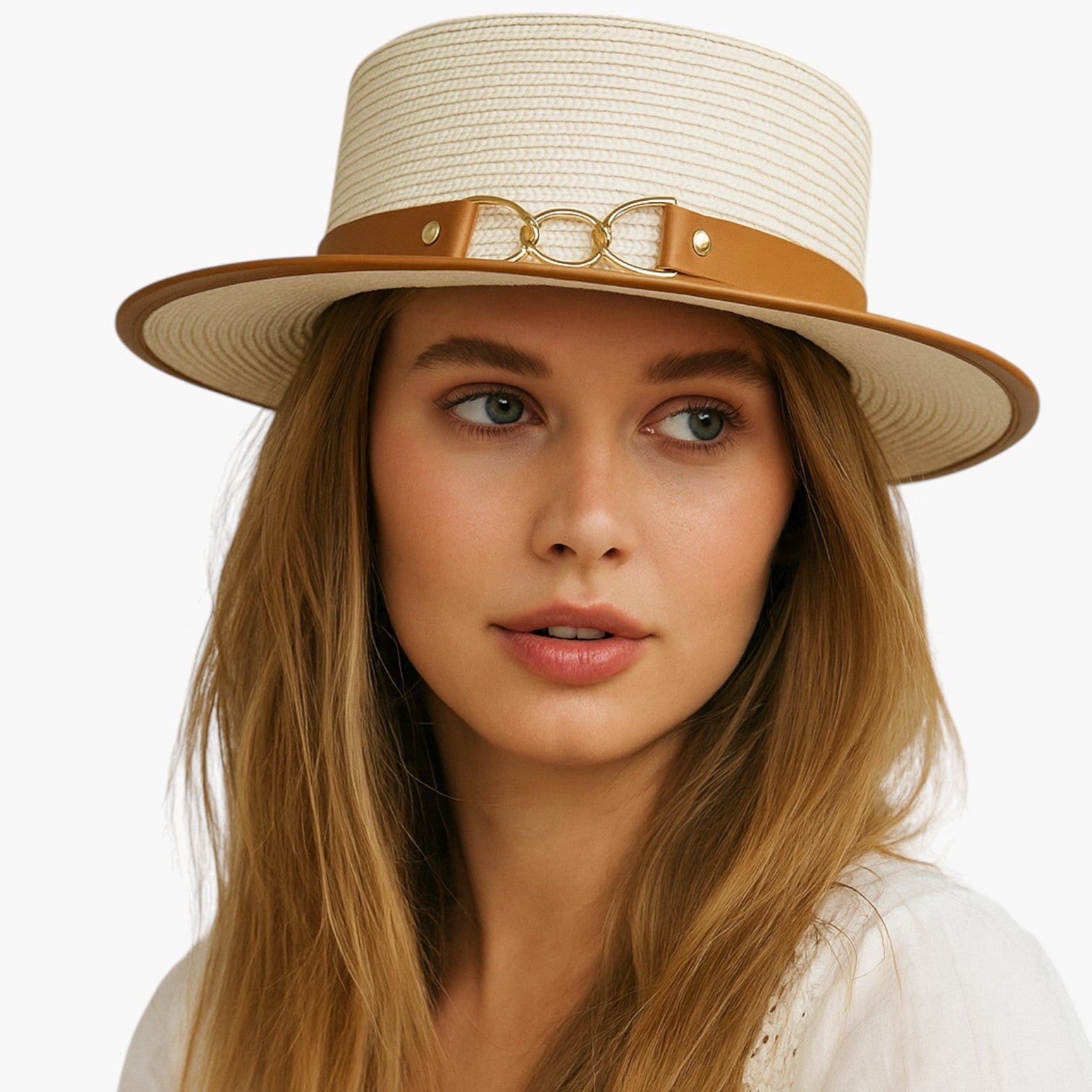 Kalani | Sommerhattes med Bånd af Strå til Kvinder - - Kalani | Sommerhattes med Bånd af Strå til Kvinder - €25 - {{ product_tags }