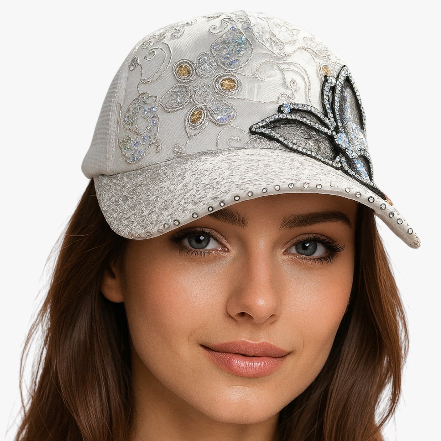 Peyton | Dame baseballkasket i lys denim med justerbar spænde - - Peyton | Dame baseballkasket i lys denim med justerbar spænde - €25 - {{ product_tags }
