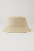 Luca | Herren-Bucket-Hut aus Leinen in Beige