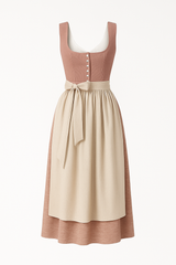 Palma | Traditional Midi Dress with Bow and Retro Details