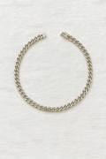 Titan | Collar cubano para hombre en plata