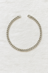 Titan | Men's Cuban Link Necklace in Silver