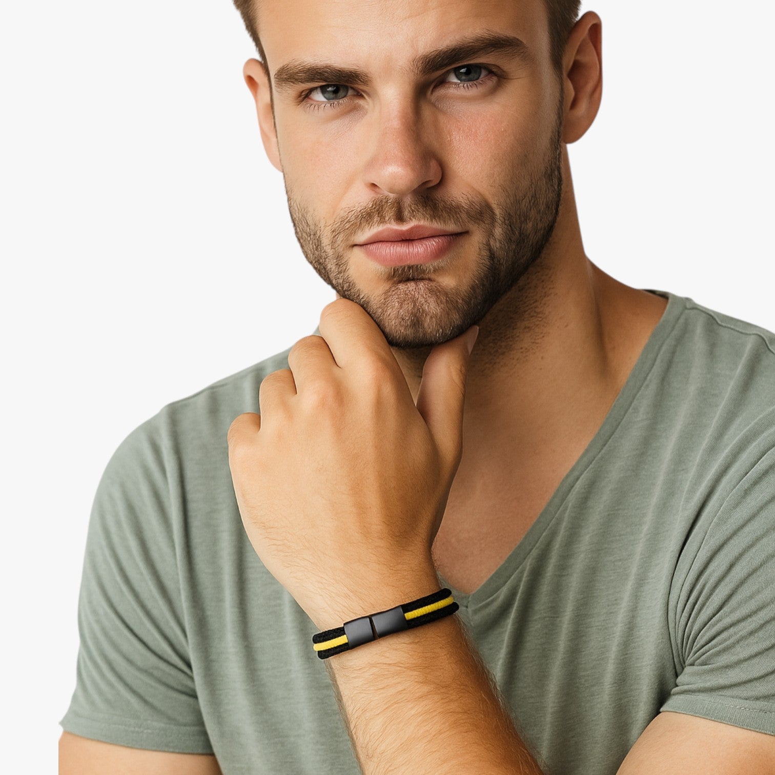 River | Nautisk Armbånd til Mænd med Knude og Aftagelig Lukning - - River | Nautisk Armbånd til Mænd med Knude og Aftagelig Lukning - €25 - {{ product_tags }