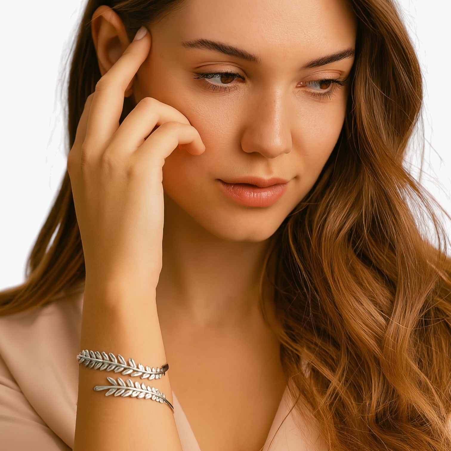 Adele | Gyldent Boho Armbånd med Loreblad – Klassisk Elegance, der Inspirerer - - Adele | Gyldent Boho Armbånd med Loreblad – Klassisk Elegance, der Inspirerer - €25 - {{ product_tags }