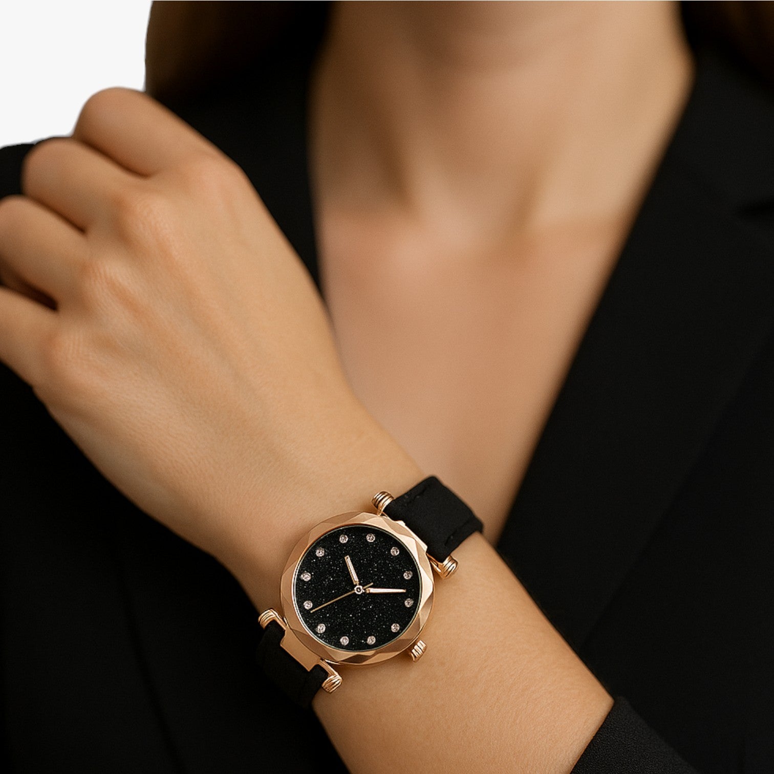 Kiana | Starry Sky Rose Sølv Ur - - watches - {{ product_tags }