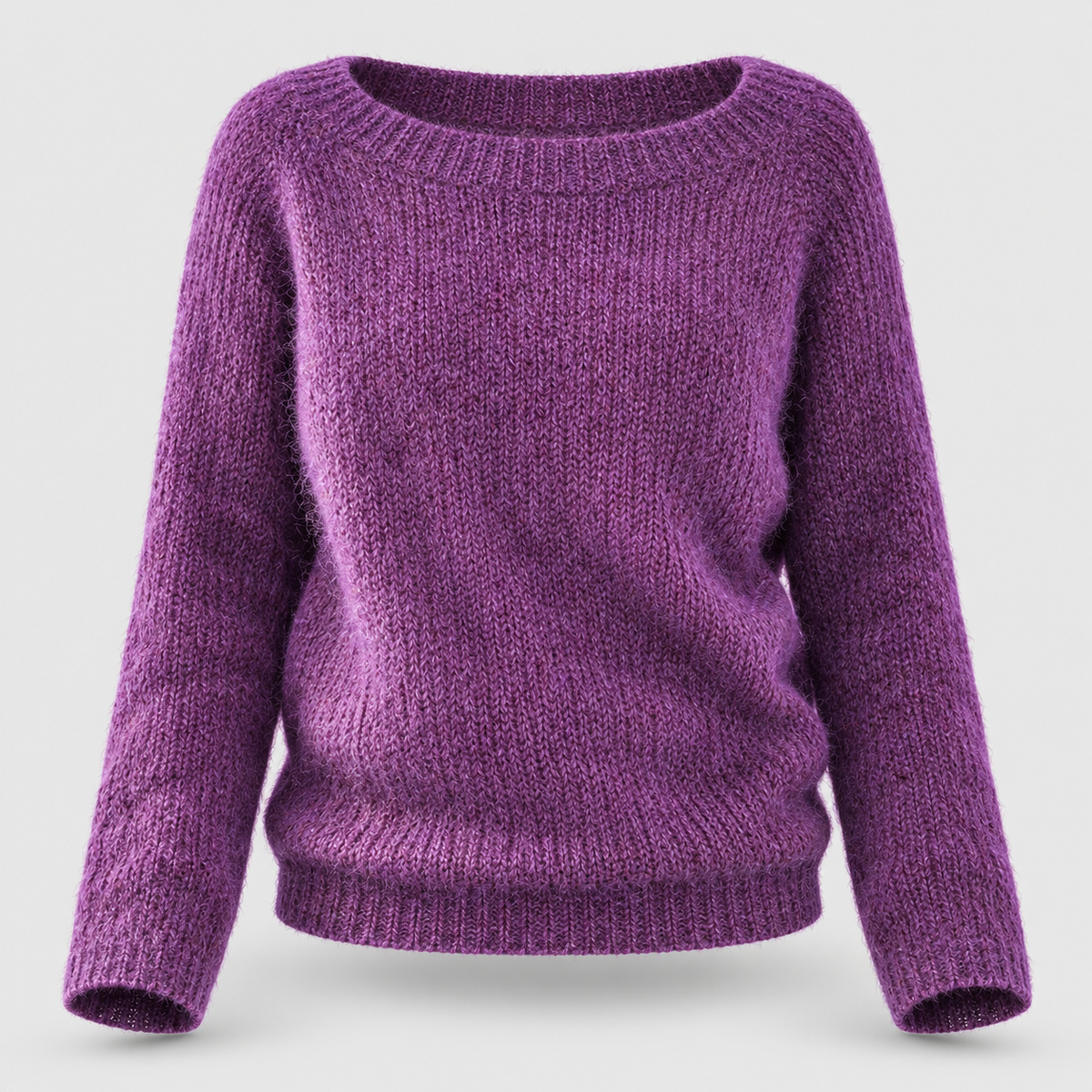 Dame strikbluse i afslappet pasform - Casual pullover