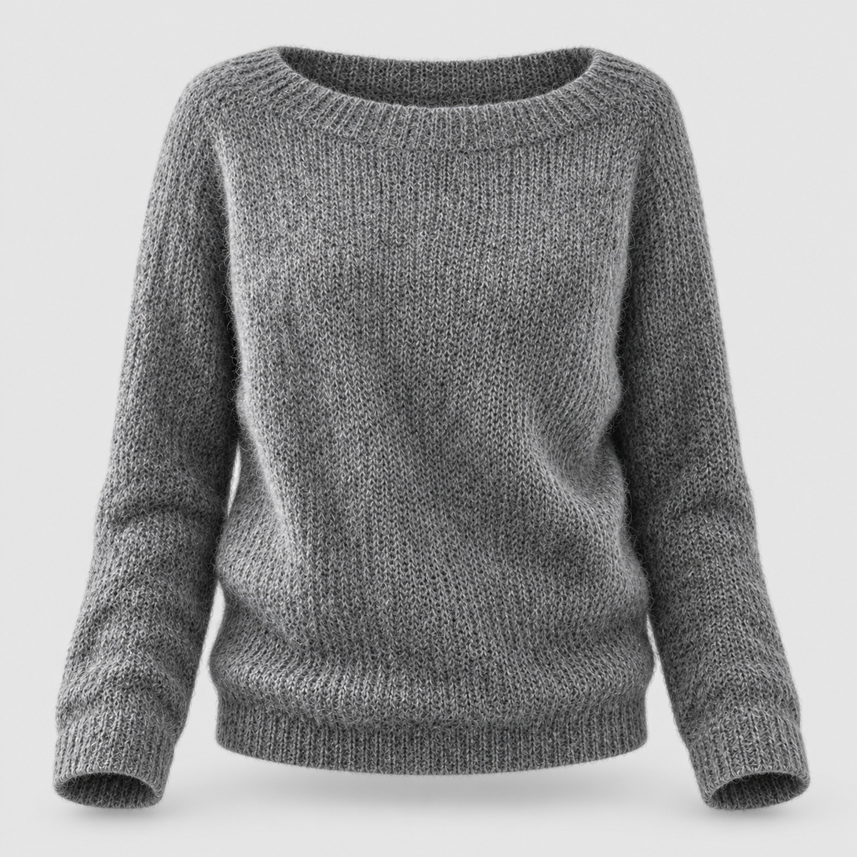 Dame strikbluse i afslappet pasform - Casual pullover