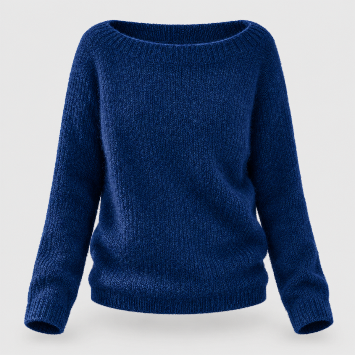 Dame strikbluse i afslappet pasform - Casual pullover