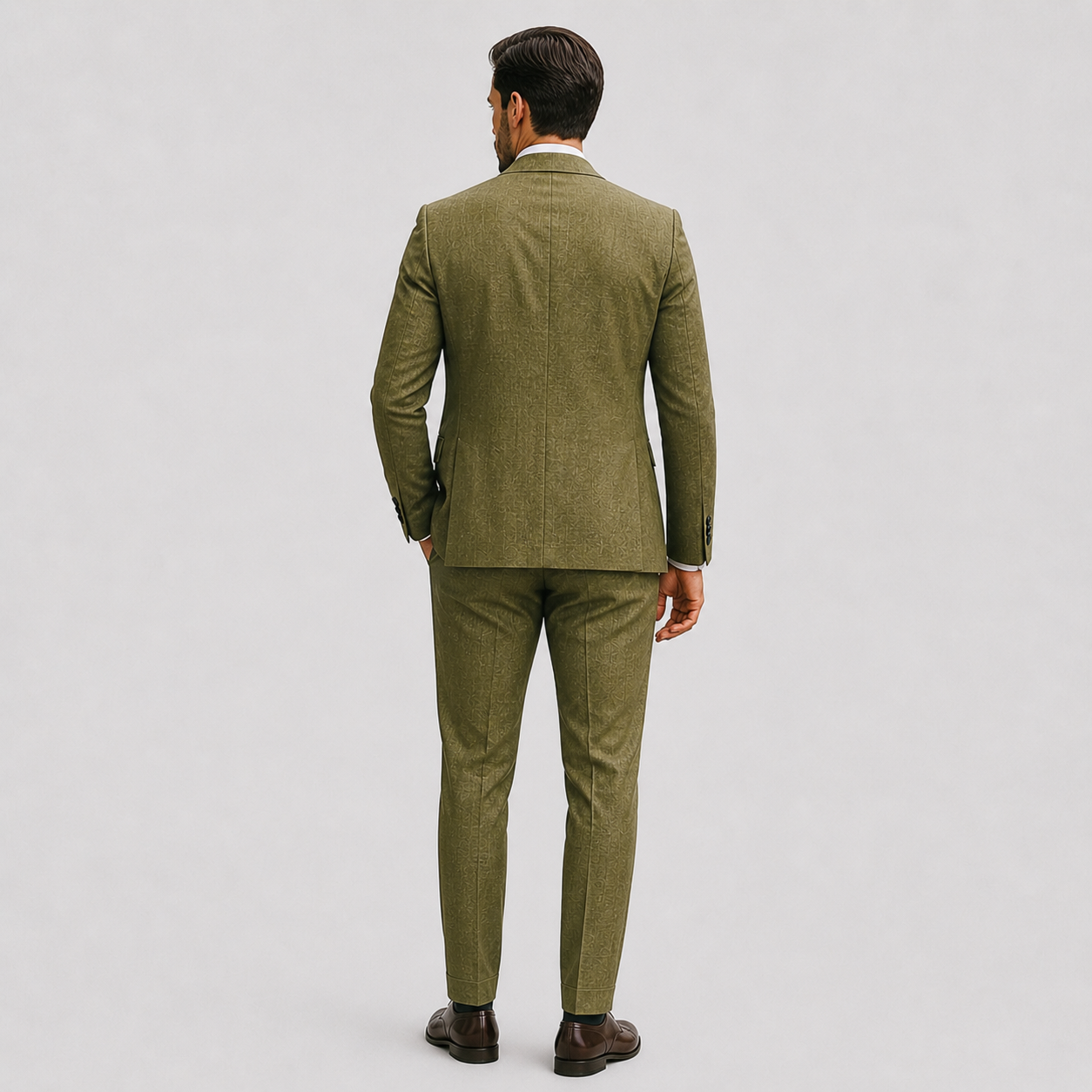 Heren Linnen Pak Slim-Fit Zomerse Elegantie