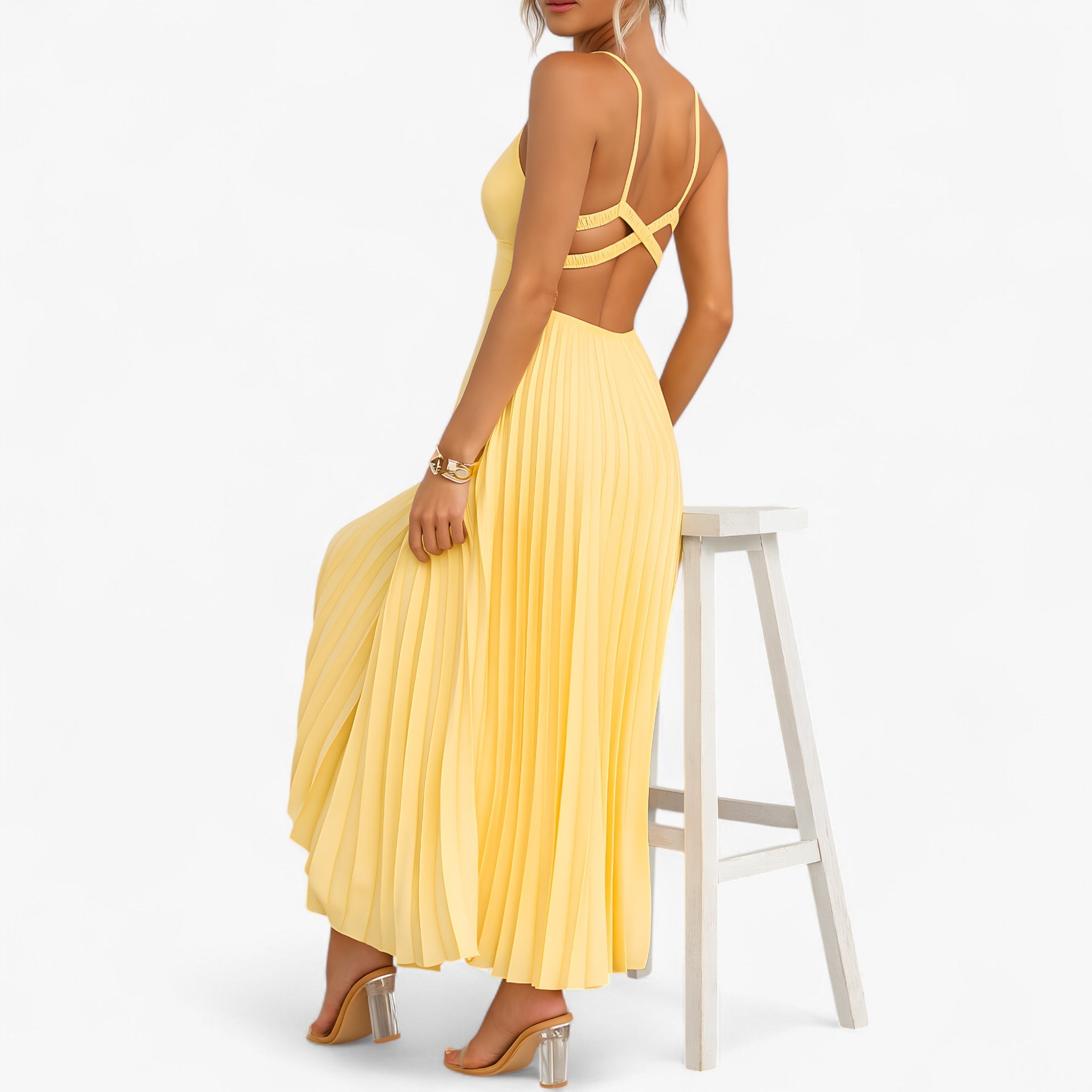 Claudia | Solnedgangens Kjole - - women's fashion - {{ product_tags }