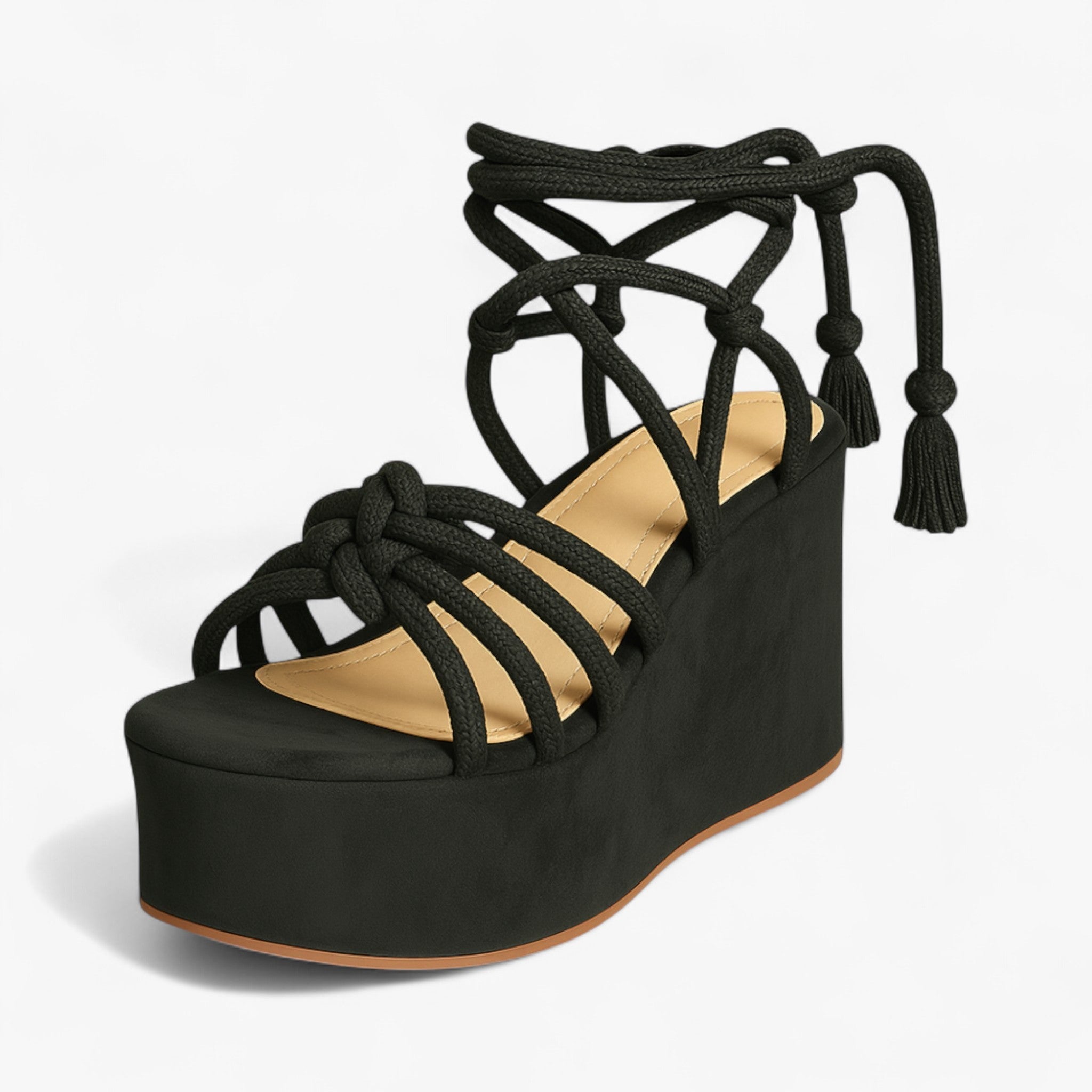Maddie | Sandaler med snørebånd - Stil og komfort - - Maddie | Sandaler med snørebånd - Stil og komfort - €25 - {{ product_tags }