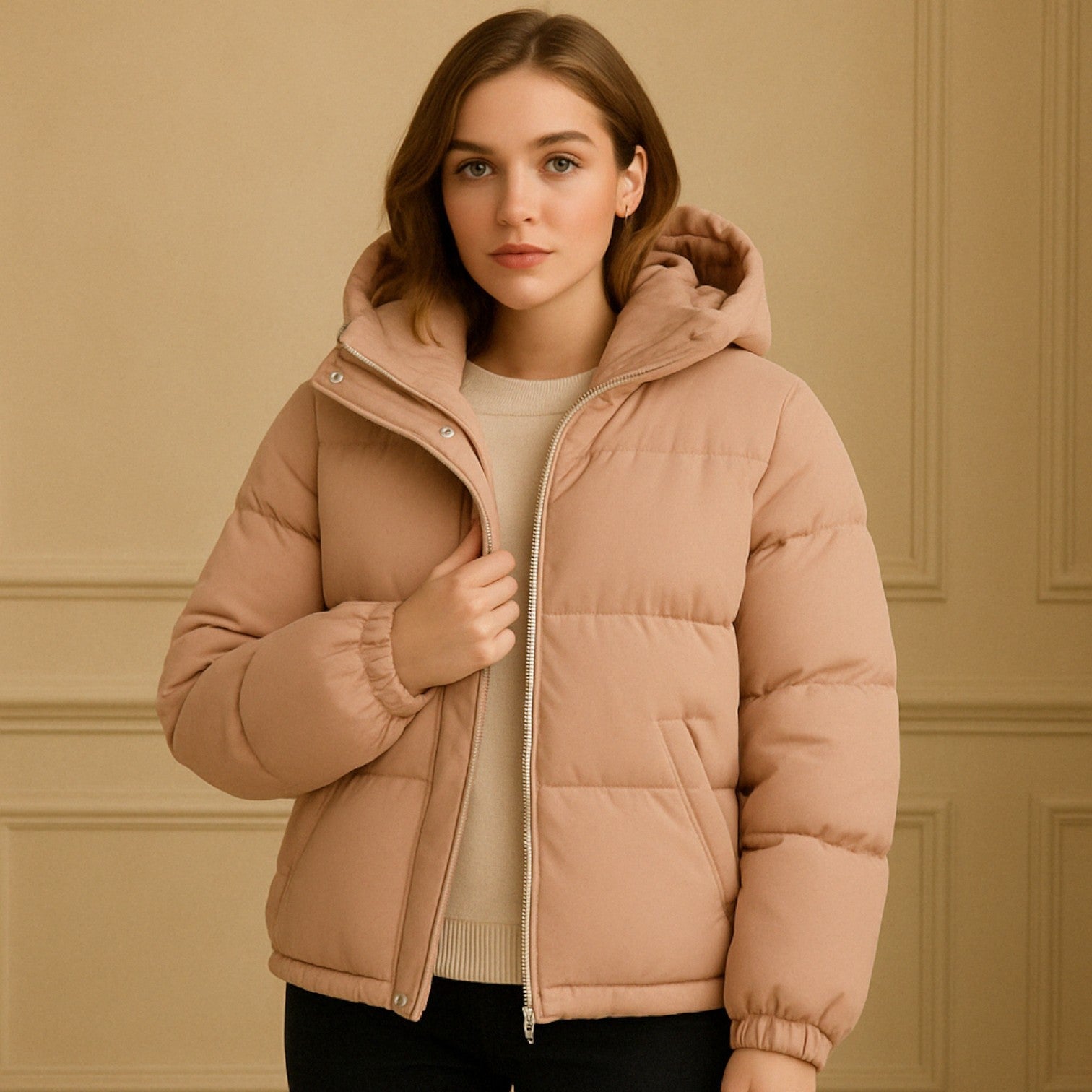 Emery | Afslappet hættetrøje med lynlås - Ubesværet stil til hverdag - - Jackets - {{ product_tags }