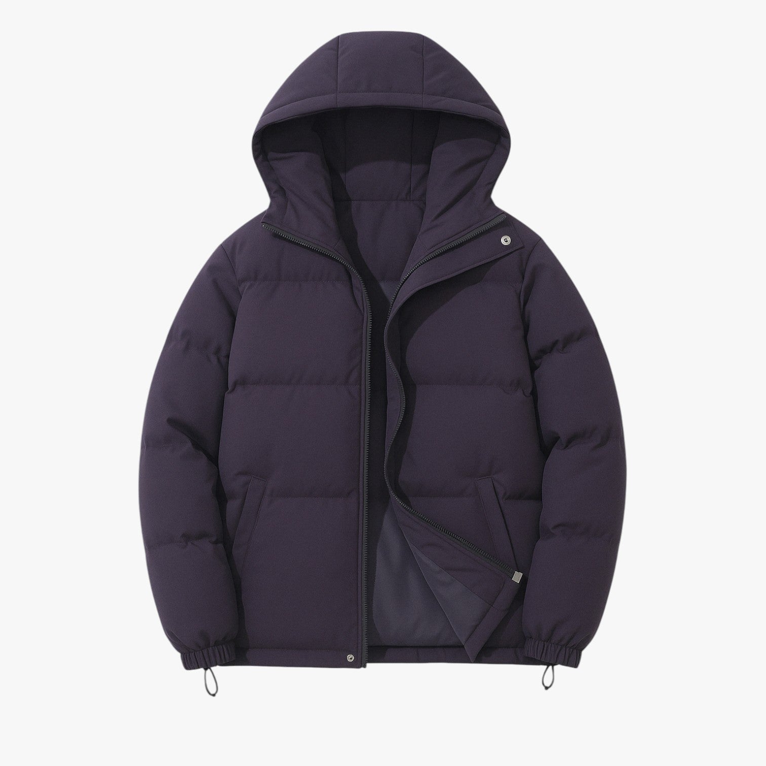 Emery | Afslappet hættetrøje med lynlås - Ubesværet stil til hverdag - Lilla - Jackets - {{ product_tags }
