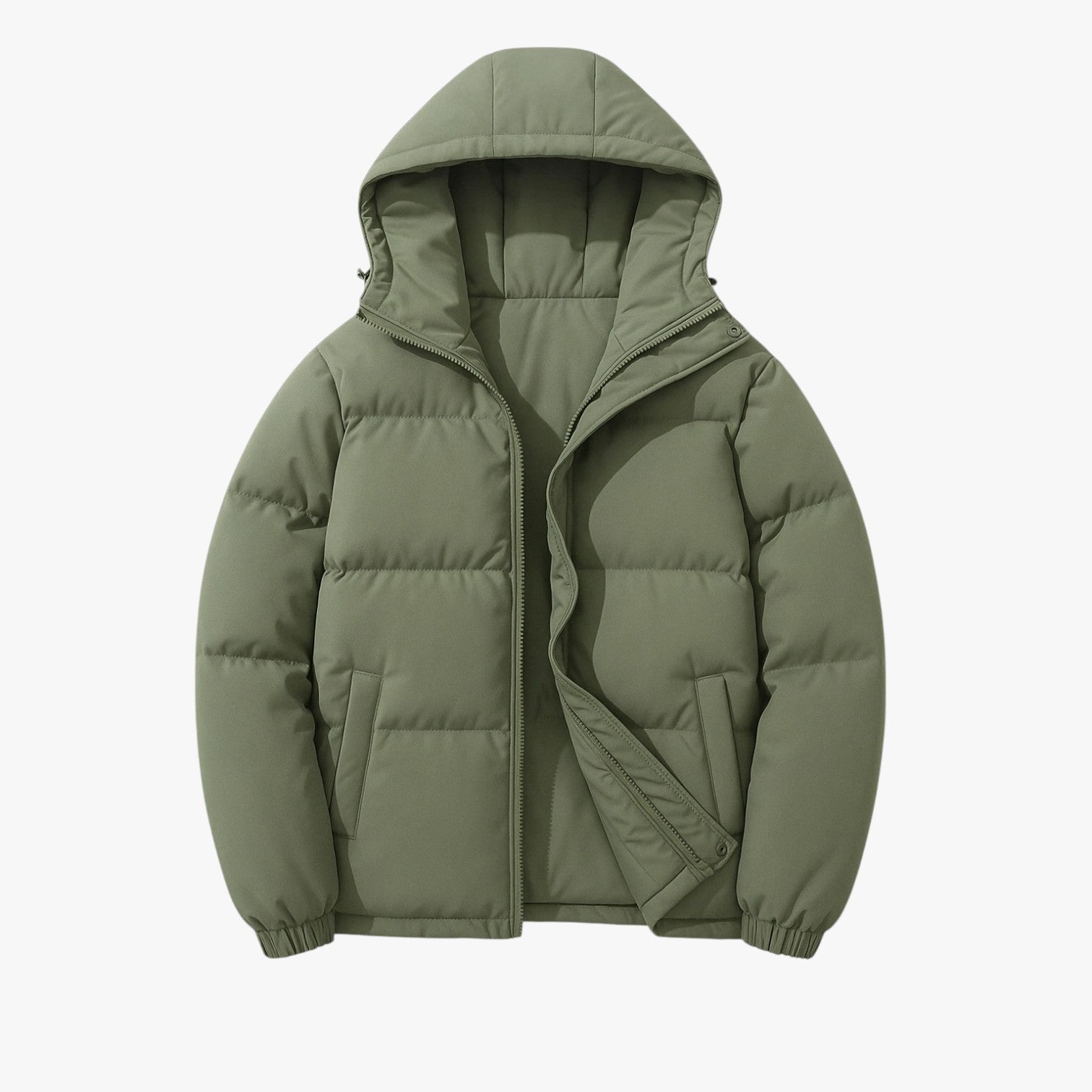 Emery | Afslappet hættetrøje med lynlås - Ubesværet stil til hverdag - Grå - Jackets - {{ product_tags }