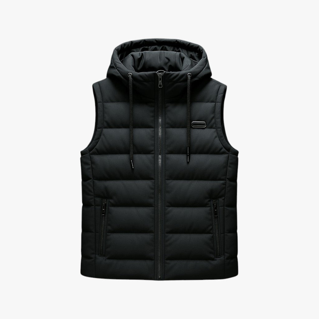 Clément | Vintervest - Beskyttende tykkelse for velvære - Sort - coats - {{ product_tags }