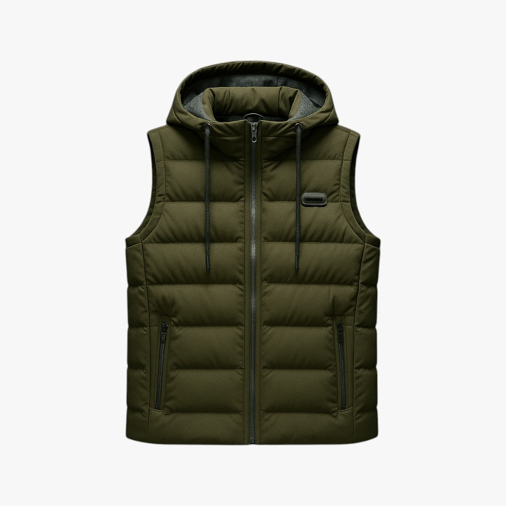 Clément | Vintervest - Beskyttende tykkelse for velvære - Grøn - coats - {{ product_tags }