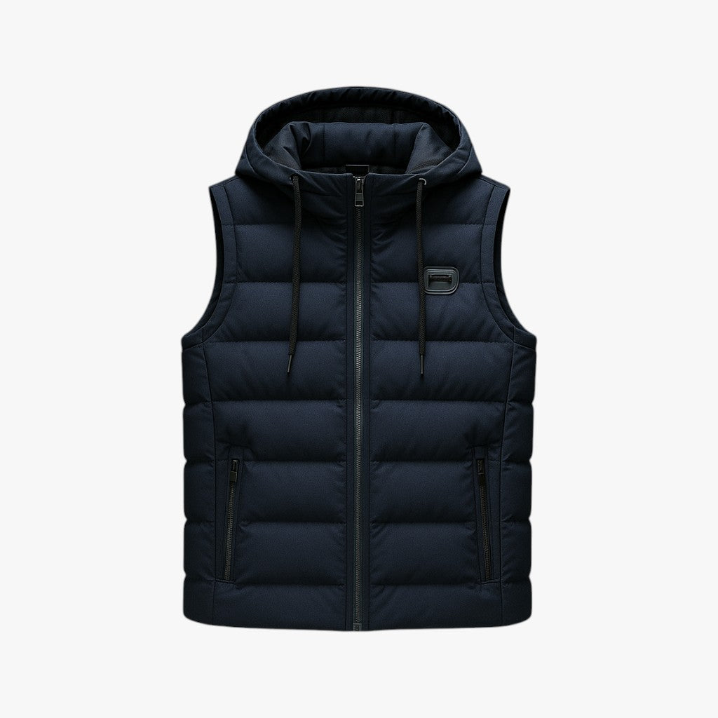 Clément | Vintervest - Beskyttende tykkelse for velvære - Blå - coats - {{ product_tags }