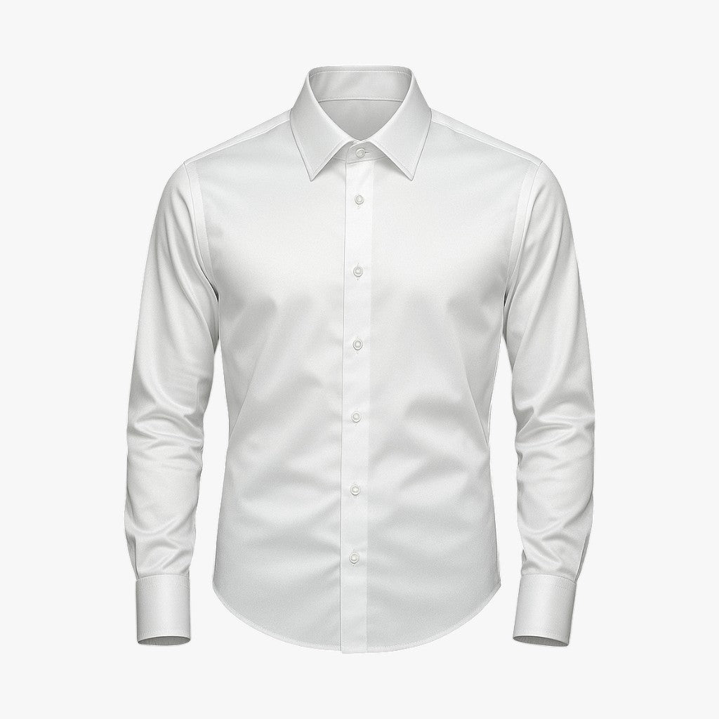 Gaël | Casual Chic Skjorte - Moderne Look, Førsteklasses Følelse - Hvid - men's fashion - {{ product_tags }