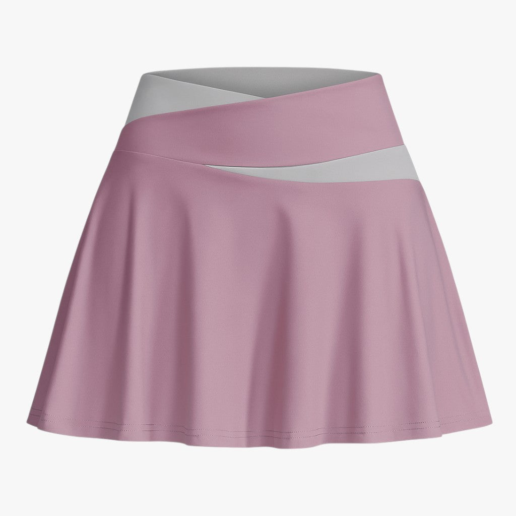 Talia | Sportsskørt med høj talje og indbyggede shorts - Lilla - Talia | Sportsskørt med høj talje og indbyggede shorts- €25 - {{ product_tags }