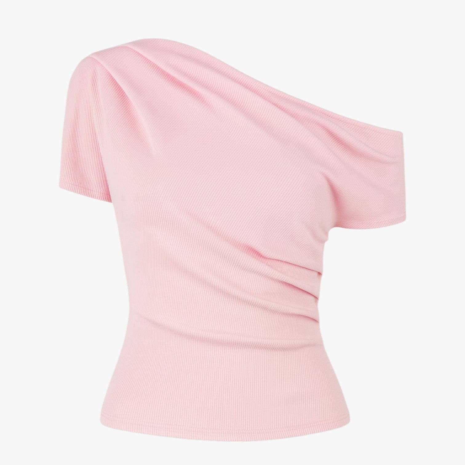 Sienna | Slim-fit off-shoulder sommer top - 11204-80-lyserød - Sienna | Slim-fit off-shoulder sommer top - €25 - {{ product_tags }