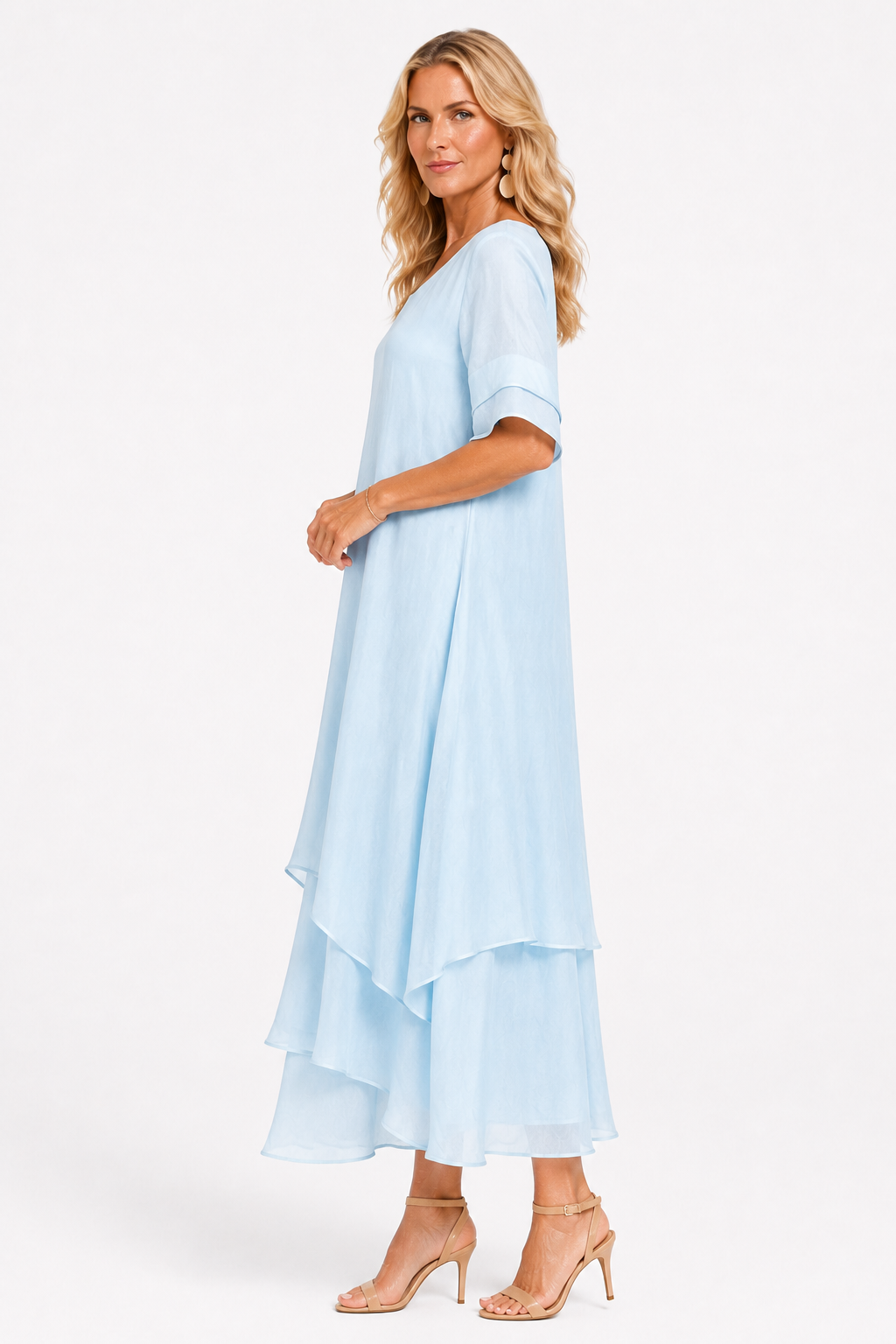 Kjole, Tidløs Elegant og Komfortabel med Flatterende Snit - - Kjole - {{ product_tags }