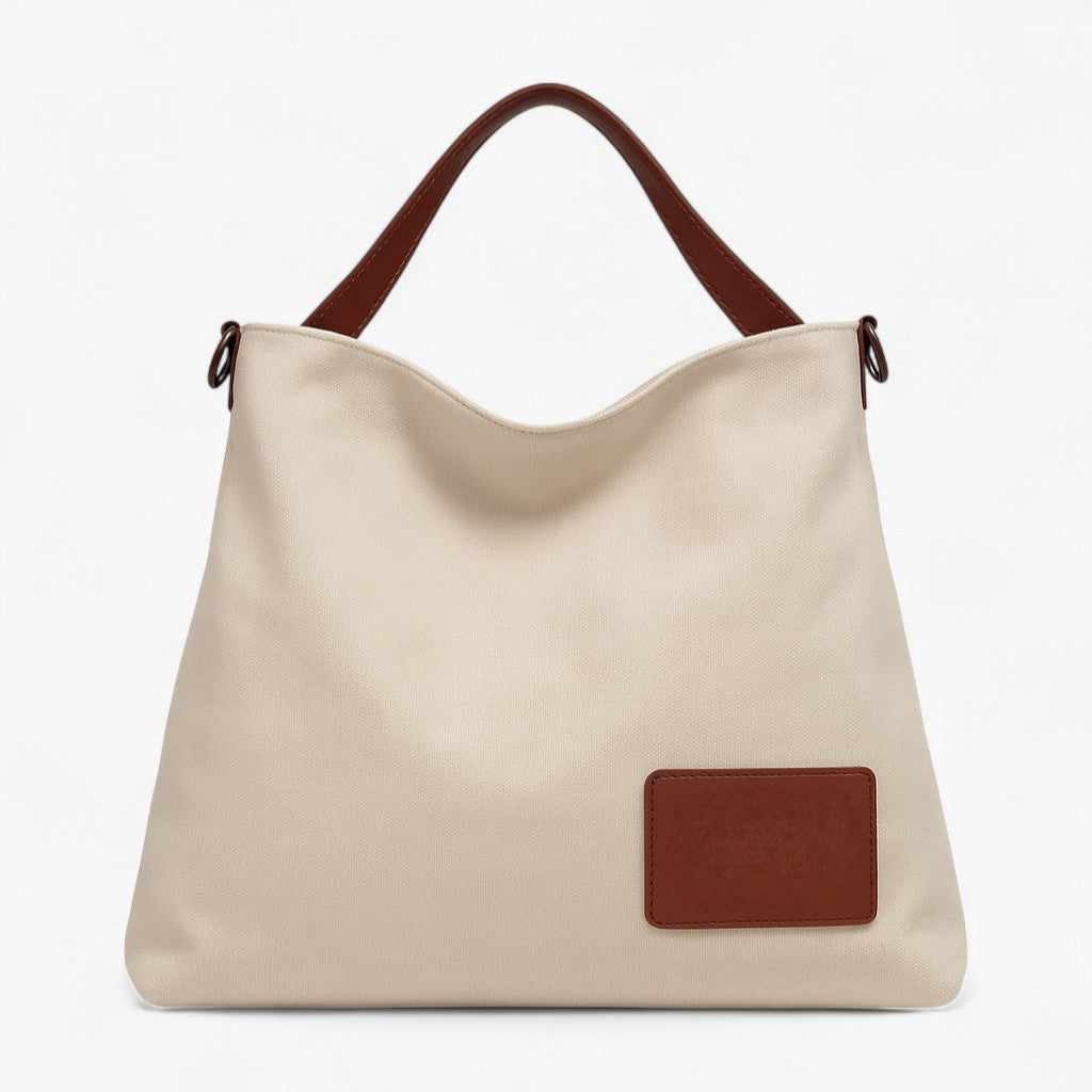 AdeleBag | Storertaske i labor - Enkel design, daglig alsidighed - Hvid Creme - bags - {{ product_tags }