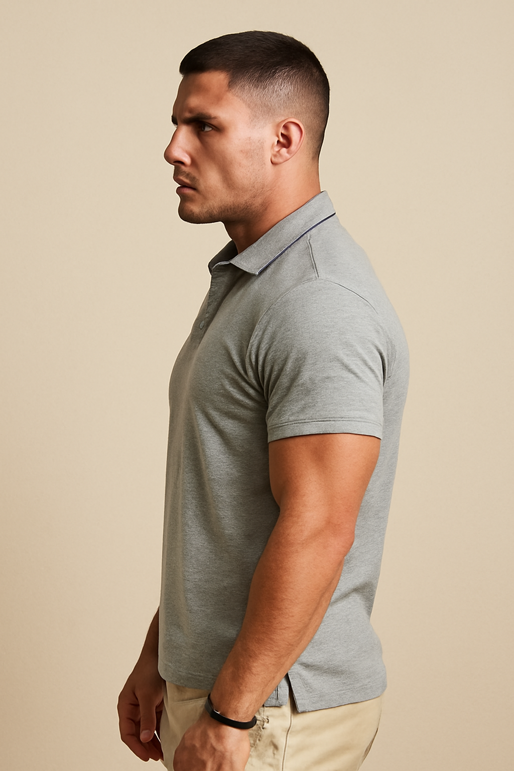 Anja | Ensfarvet Polyester Mand Poloshirt – Almindelig pasform, forskellige størrelser og farver - - Men's Top Clothes - {{ product_tags }
