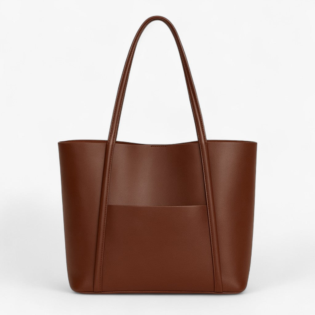 Stella taske med to håndtag - Brun - bags - {{ product_tags }