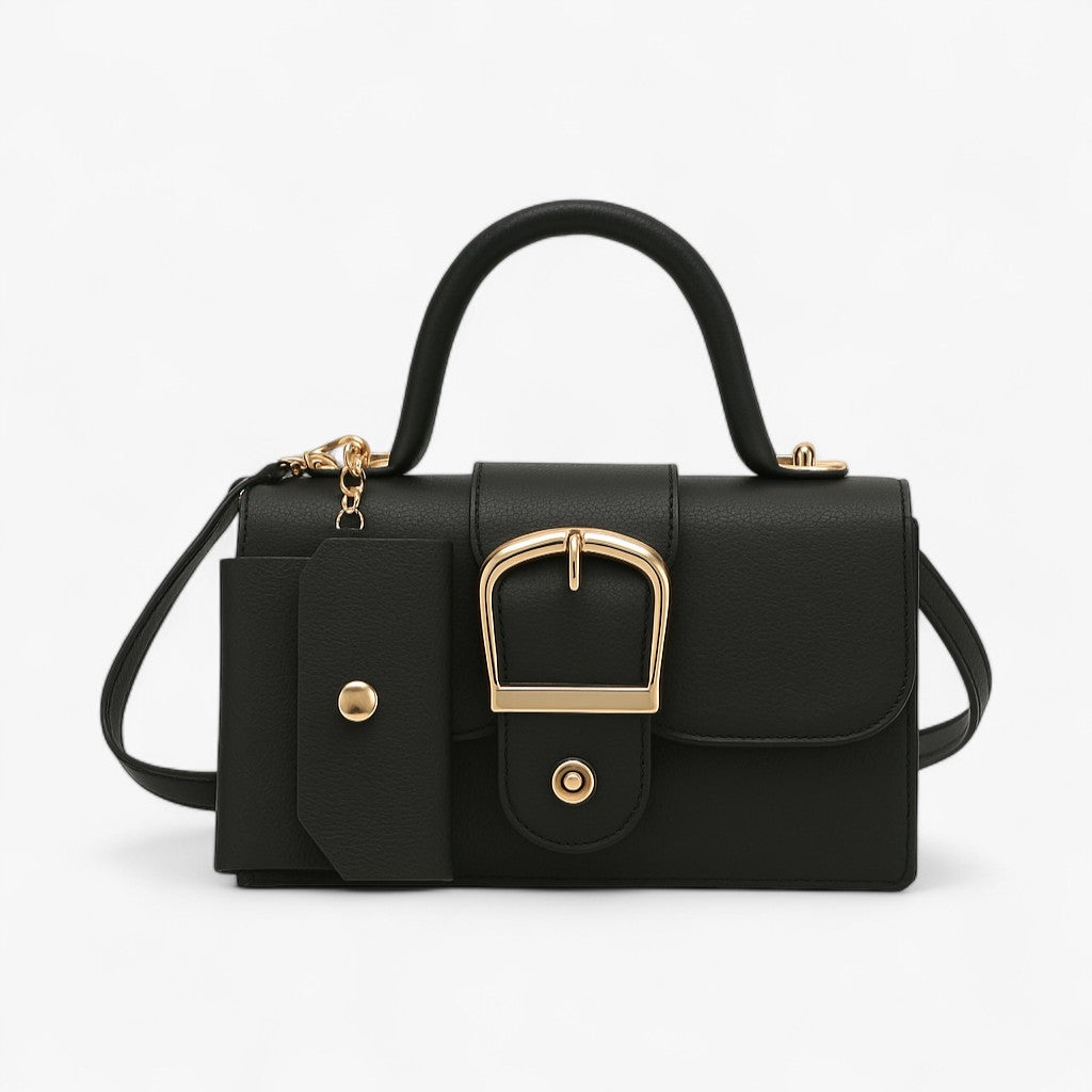 Håndtaske til kvinder med pung - Sort - bags - {{ product_tags }