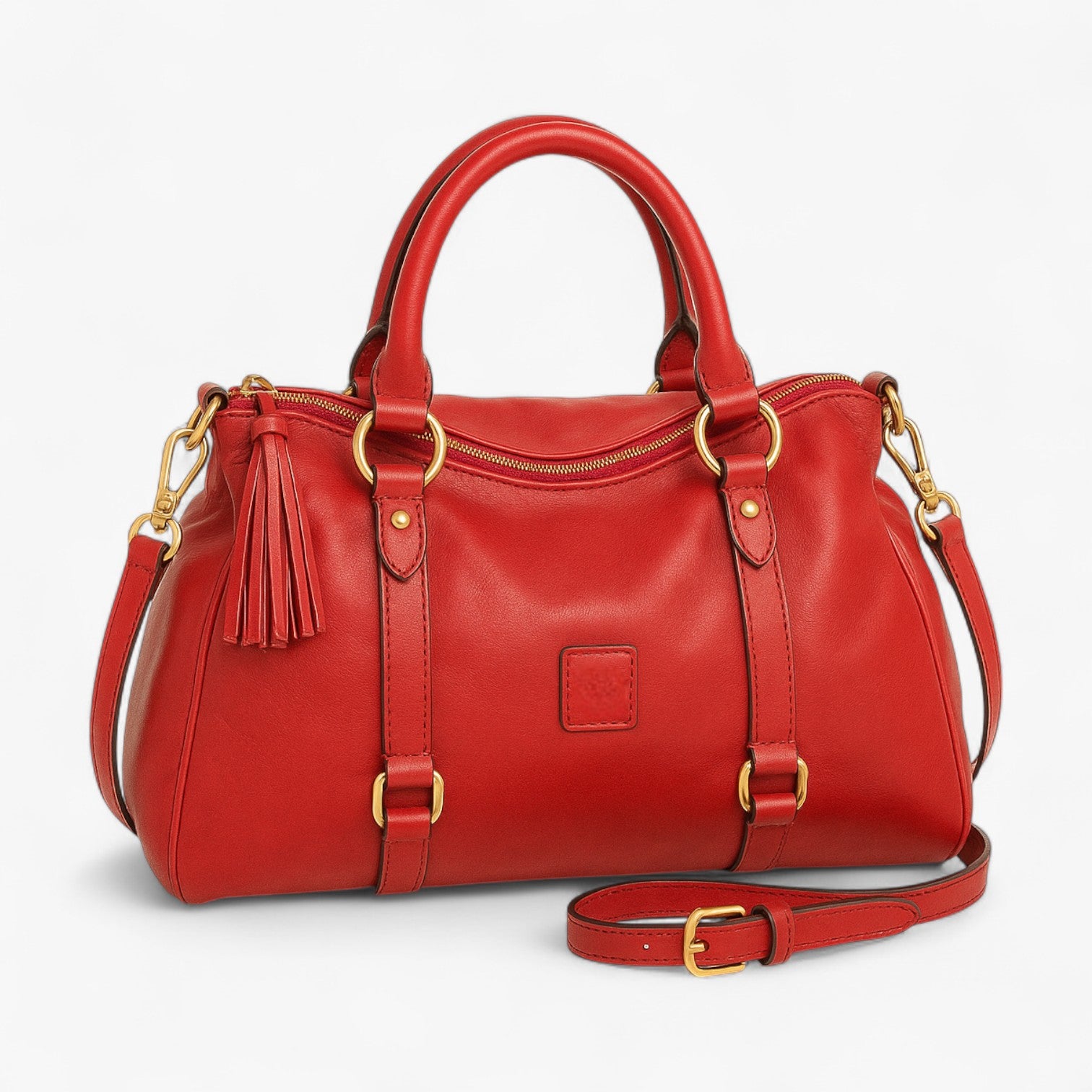 Dametaske i blødt læder - Rød - bags - {{ product_tags }