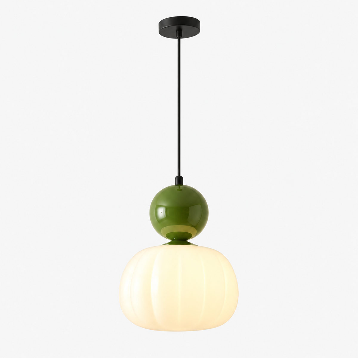 Art Deco Pendellampe - Jern & Akryl, 1 eller 3 Lys