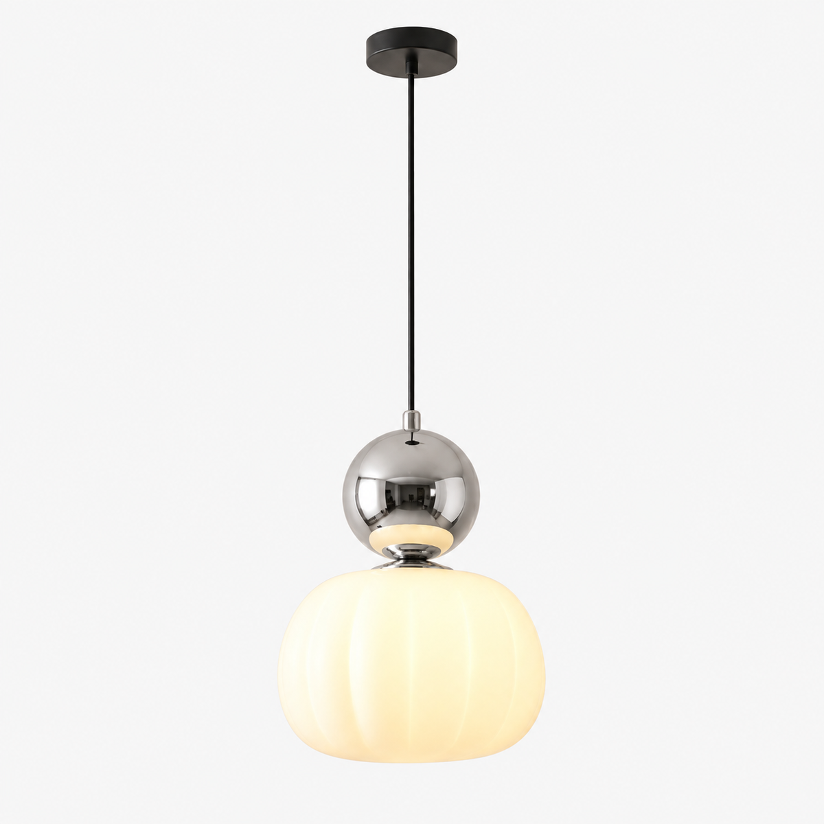 Art Deco Pendellampe - Jern & Akryl, 1 eller 3 Lys