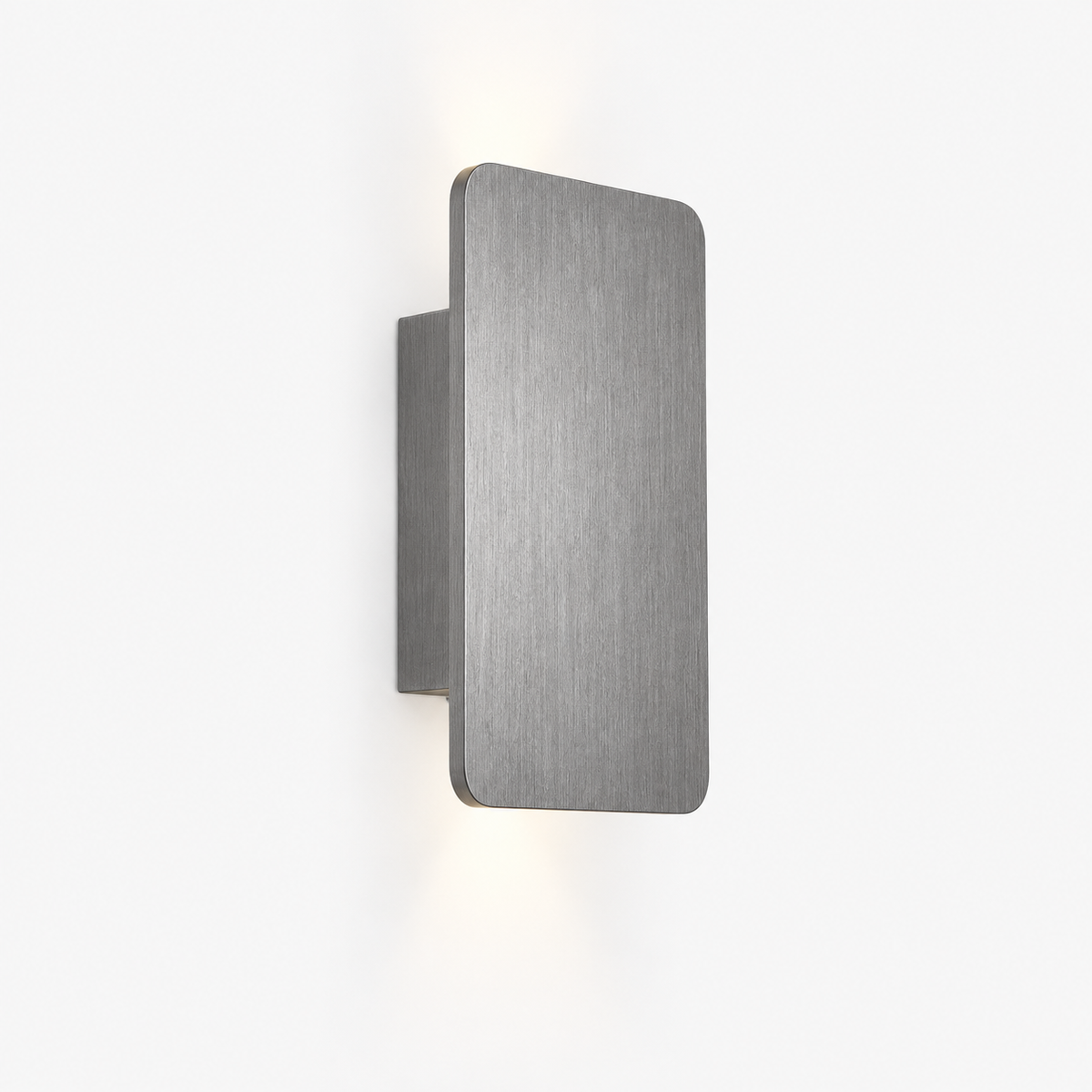 Indendørs rektangulær LED væglampe - Moderne metaldesign