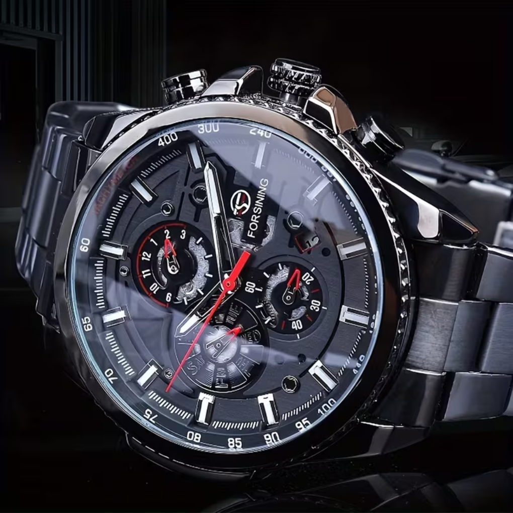 Herre Automatisk Mekanisk Ur - Sort - Watch - {{ product_tags }
