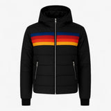 Cléa - Color-Blocked Puffer Jacket with High Collar