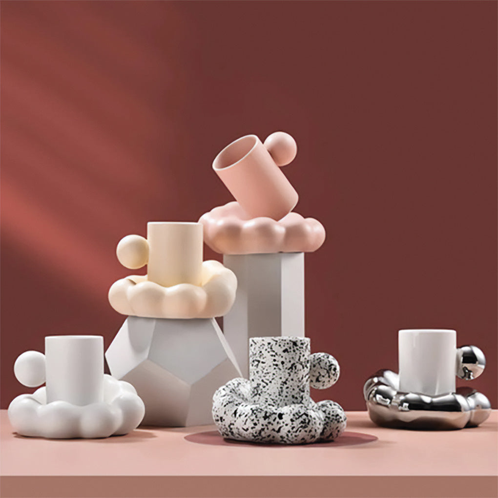 Cloud Tasse Sæt | Keramiktasker - Forbedr din drikkeoplevelse - - house & garden - {{ product_tags }