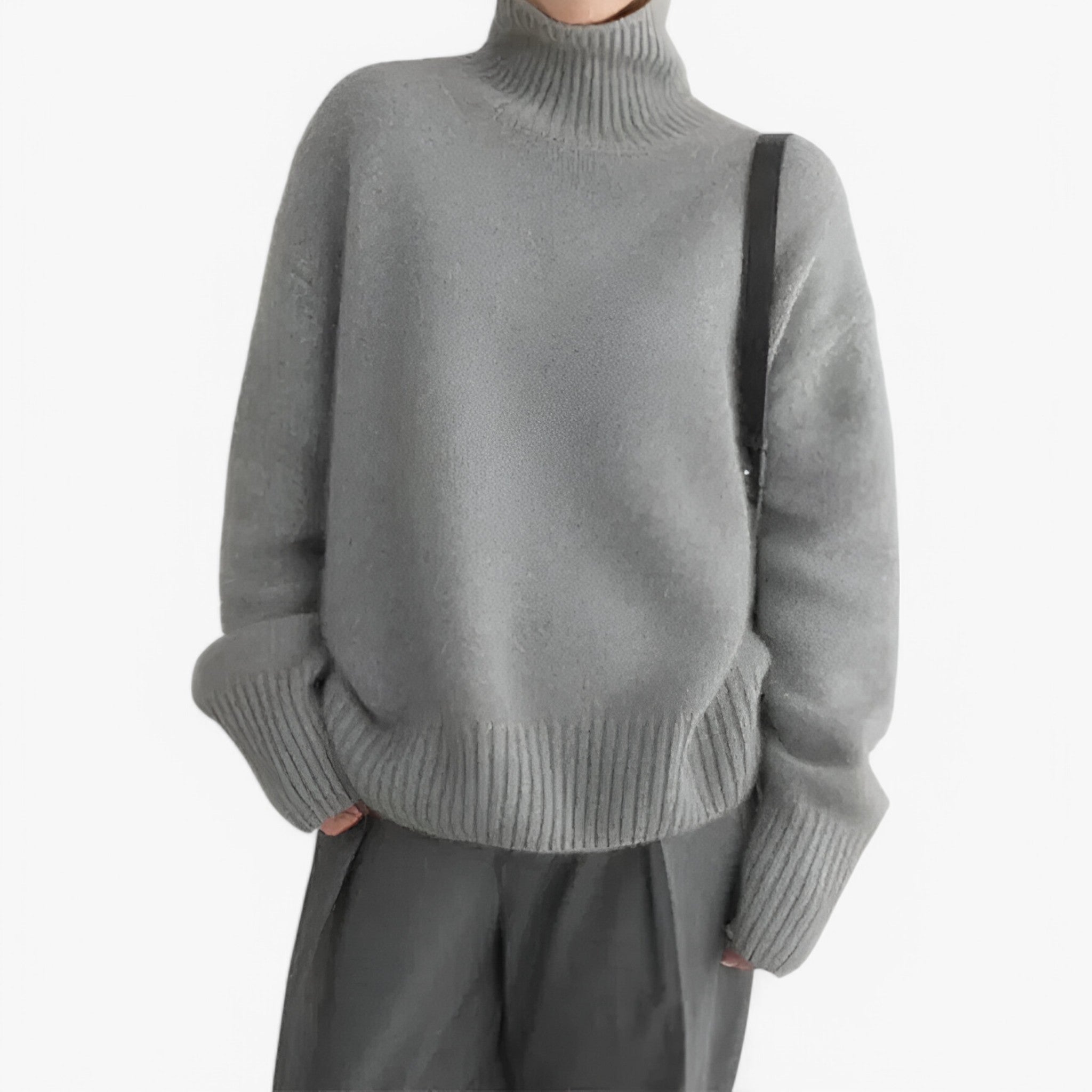Julia | Kashmir-sweater - blød og stilfuld - Grå - women's fashion - {{ product_tags }