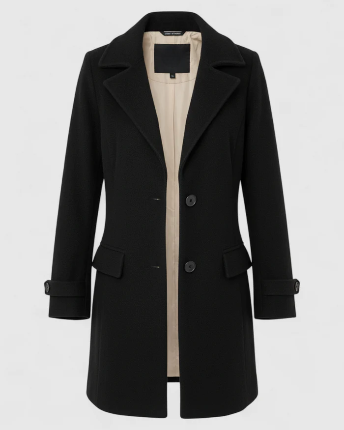 Conti | Dame Elegant Vinterjakke - Sort - Kvinders frakker og jakker - {{ product_tags }