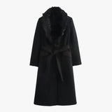Luna | Women's Coat with Fur Collar for Winter