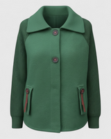 Serena | Women's long winter jacket with high collar