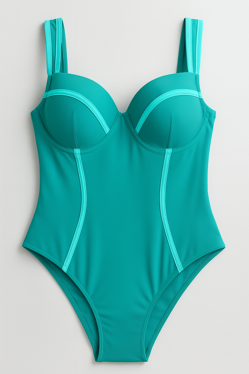 Robyn | Dame Slim Fit Badedragt - Blå-Grøn - Kvinders badetøj - {{ product_tags }