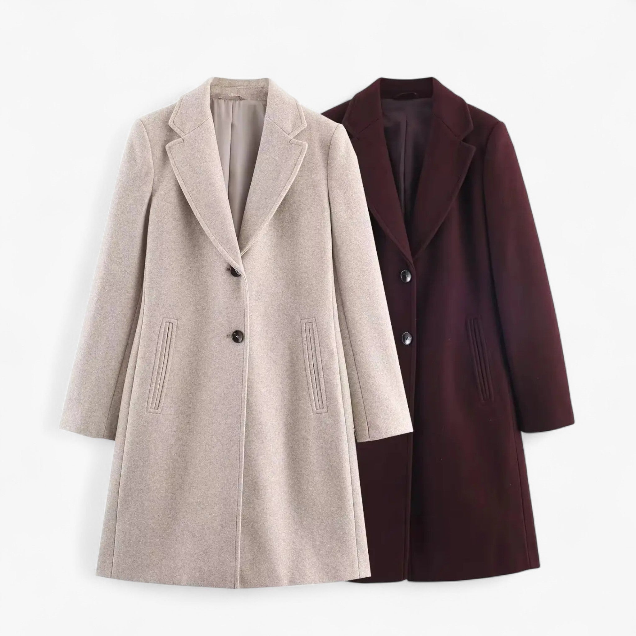 Patricia | Dame Vintage Elegant Jakke med Skulderpuder - - Kvinders Jakker - {{ product_tags }