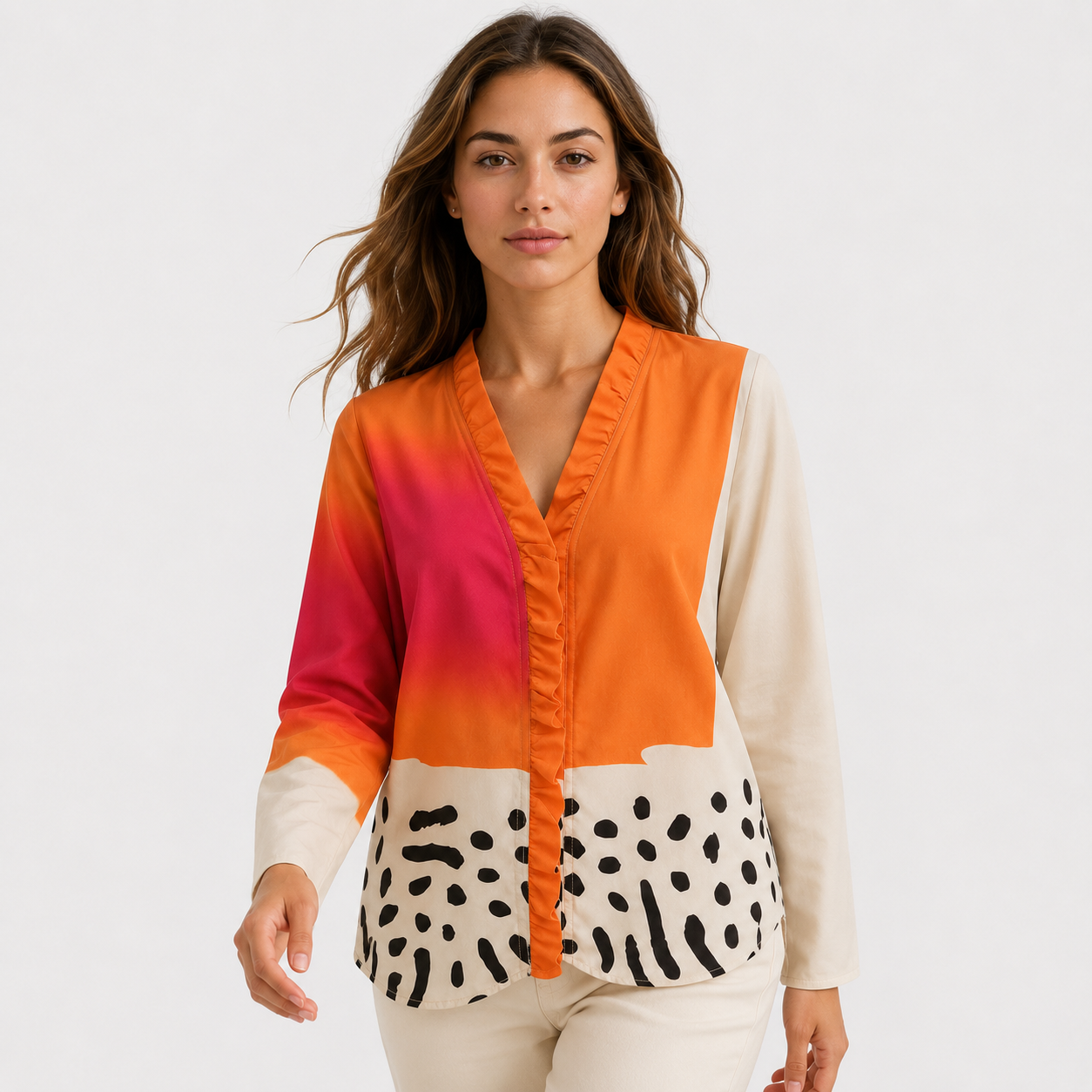 Emma | Elegante luftige Sommerbluse