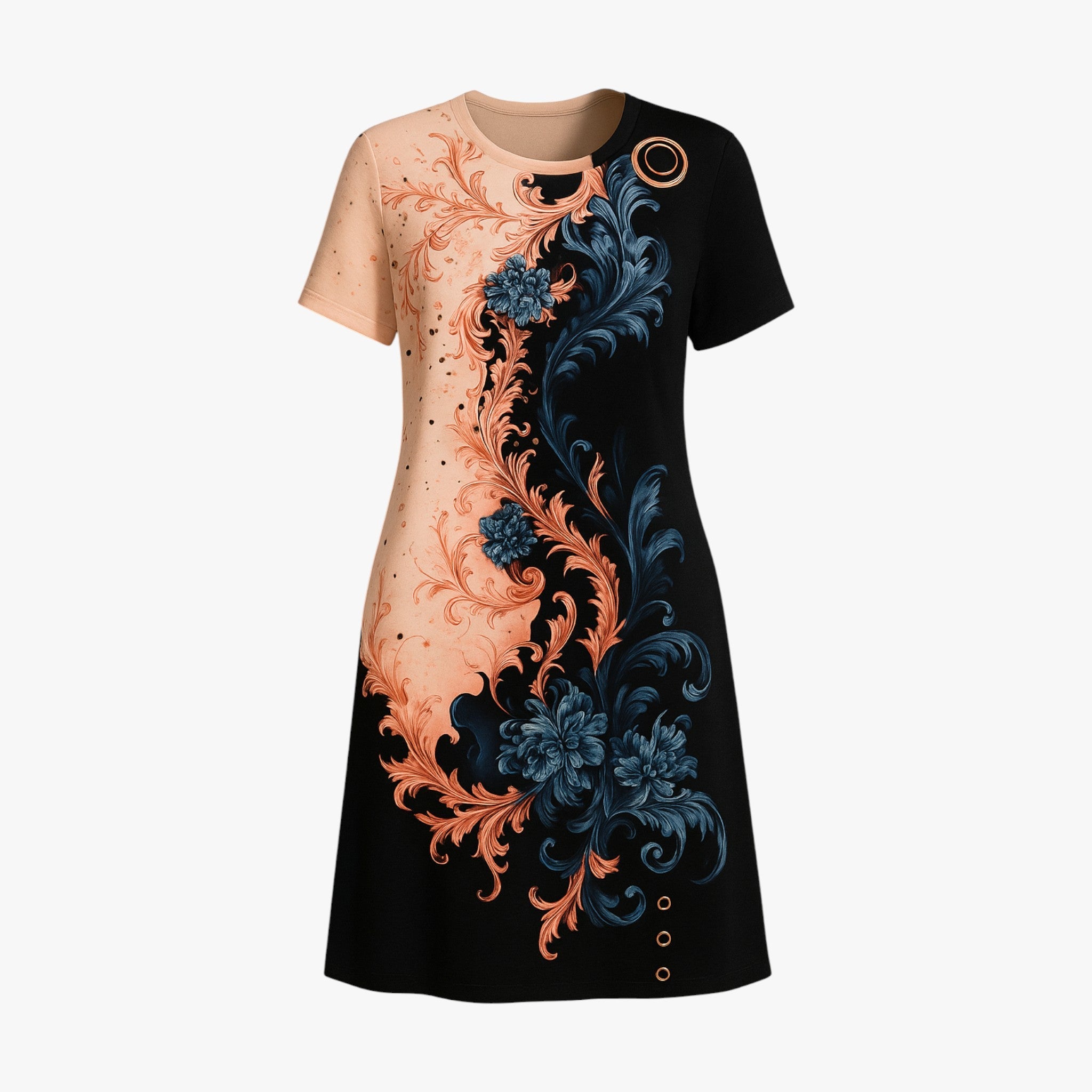Cosmina | Damer A-Line Sommerkjole i Let Stof - Rosa - Kvinders Kjoler - {{ product_tags }