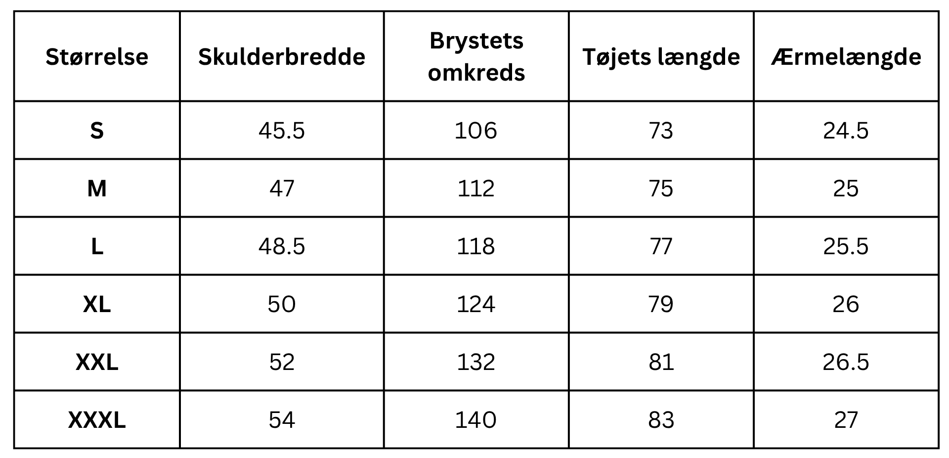 Size Guide