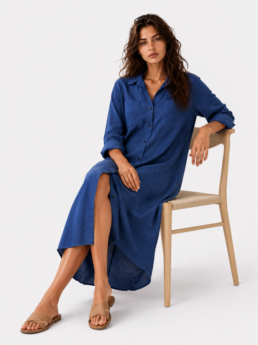 Delana | Button Down kjole - - Dress - {{ product_tags }