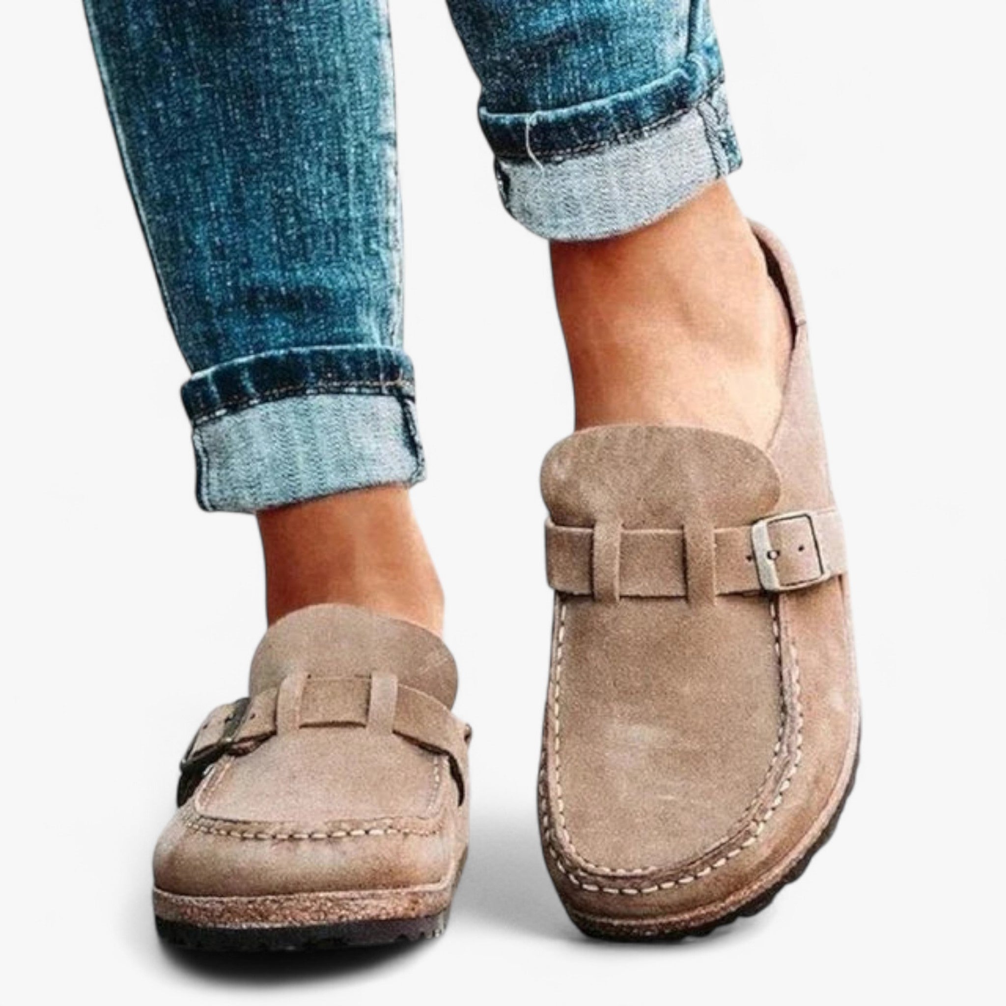Nora | Letvægts Sneakers til Damer - Komfortable Sko til Kvinder til Daglig Brug - Beige - women's fashion - {{ product_tags }