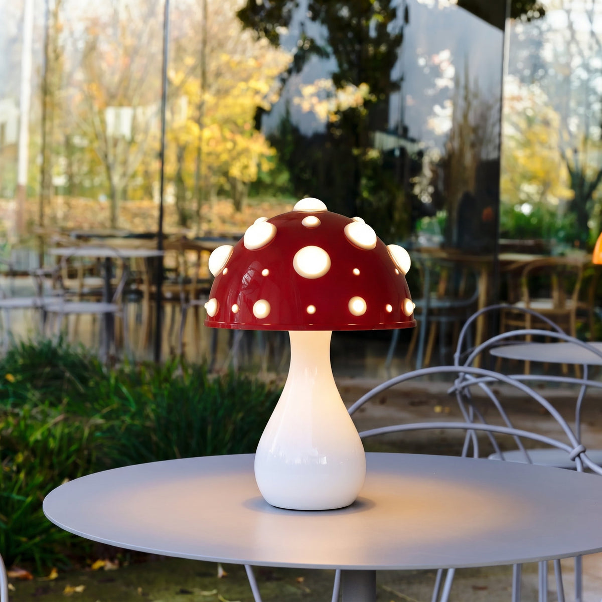 Svamp Bordlampe - Moderne Metal Dæmpbart Design